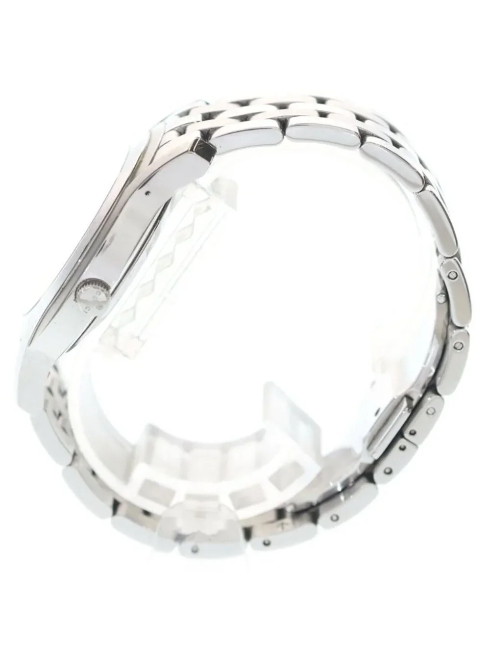 Gucci Automatic Watch SS Winding White Dial Silver